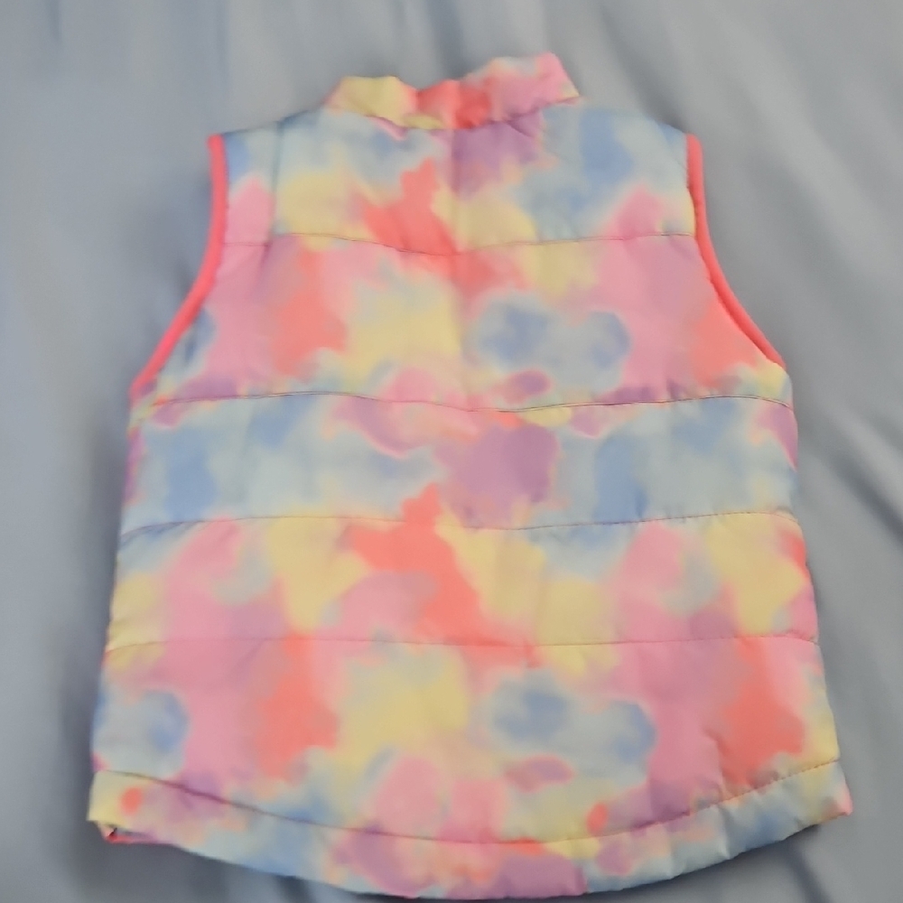 Hurley Tie-Dye Vest, Long Sleeve Shirt with Pink Leggings Set - Picture 5 of 15